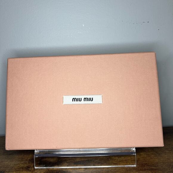 Miu Miu - Continental Wallet - Croc Embossed- Pink - Picture 9 of 12